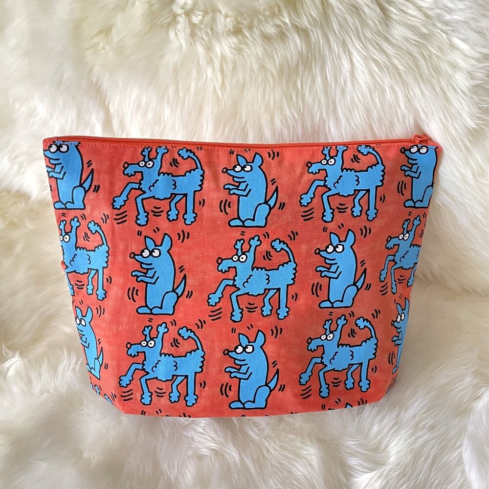 NWOT Baggu Go Pouch Large - Keith Haring Pets